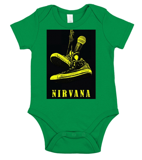 Nirvana - Unisex Long Sleeve Short Sleeve Baby One-Piece