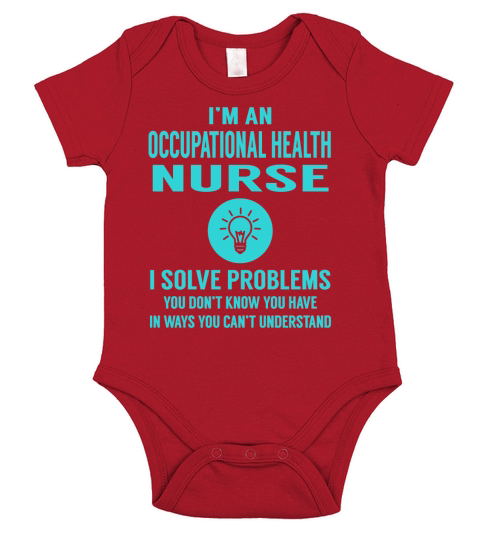 Occupational Health Nurse Short Sleeve Baby One-Piece