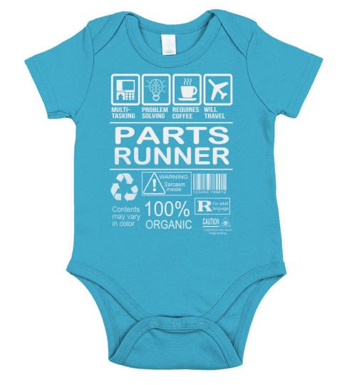 PARTS RUNNER FMultiold Short Sleeve Baby One-Piece