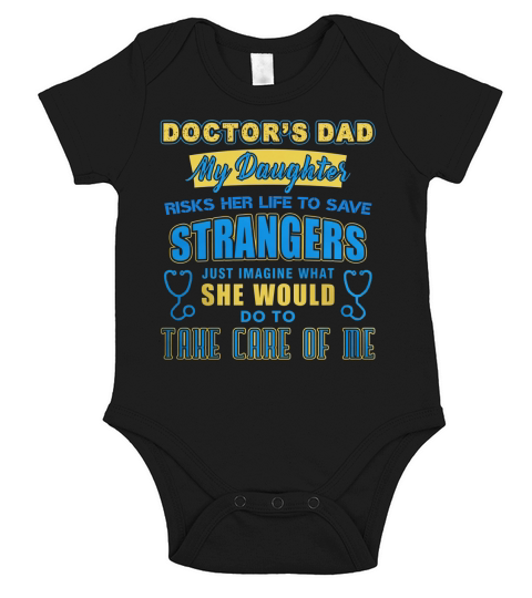 Perfect T-Shirt For Doctor Dad Short Sleeve Baby One-Piece
