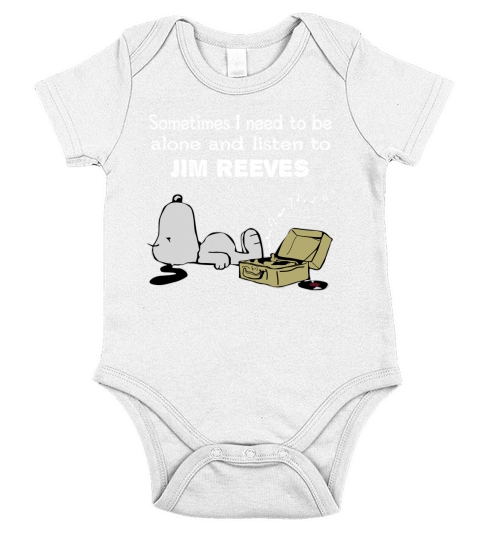 Sometimes I need to be alone and listen to Jim Reeves Short Sleeve Baby One-Piece
