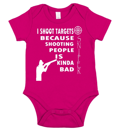 Trap Shooting Shirt Funny Skeet Shooting Shirt Short Sleeve Baby One-Piece