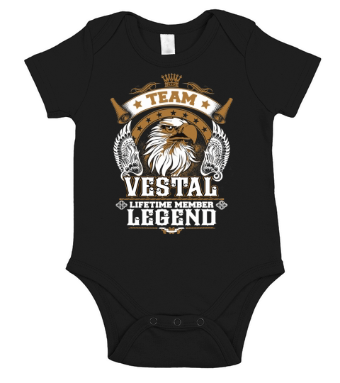 VESTAL TEAM LEGEND, VESTAL TSHIRT Short Sleeve Baby One-Piece