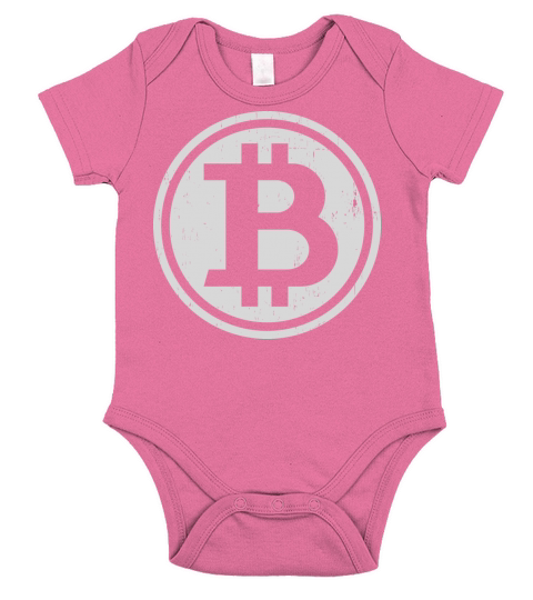 Vintage Bitcoin Short Sleeve Baby One-Piece
