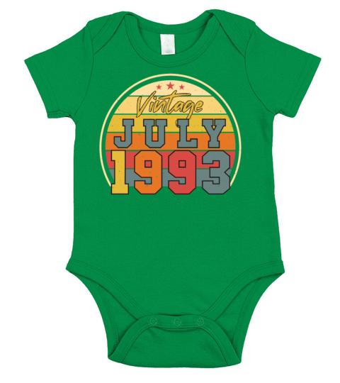 Year Of Construction 1993 July Short Sleeve Baby One-Piece
