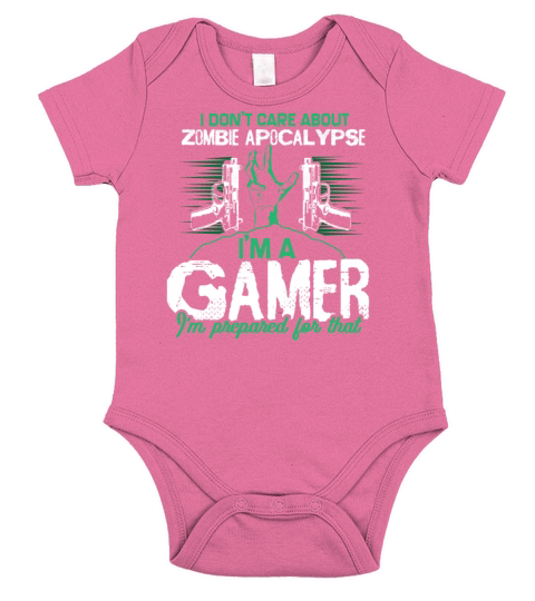 Zombie Apocalypse Gaming Epidemic Gift Short Sleeve Baby One-Piece