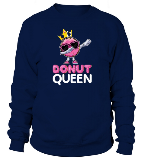 Dabbing Donut Queen - Dab Dance Style Doughnut Sweatshirt Unisex