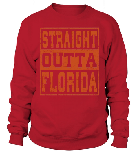 Florida Straight outta Florida Vintage Sweatshirt Unisex