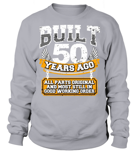 Funny 50th Birthday Shirt Saying Age 50 Year Joke Sweatshirt Unisex