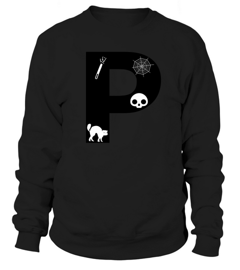 Halloween Alphabets Numbers Clipart P Sweatshirt Unisex