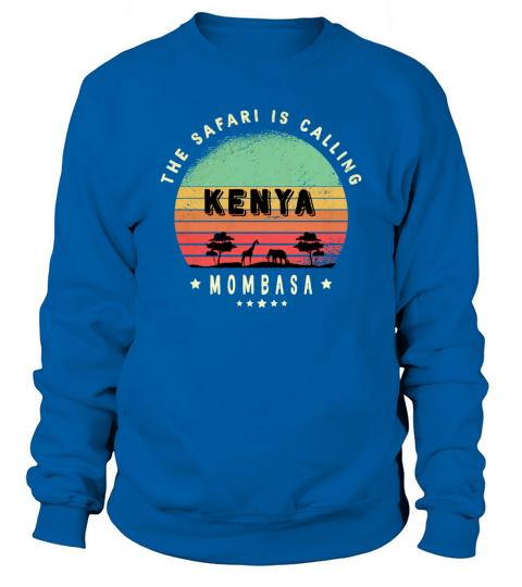 Mombasa Kenya Safari Design Sweatshirt Unisex