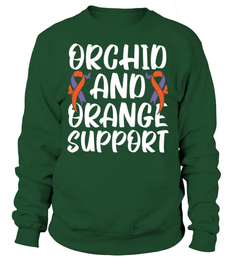 Orchid And Orange Support Skin Disease Psoriasis Sweatshirt Unisex