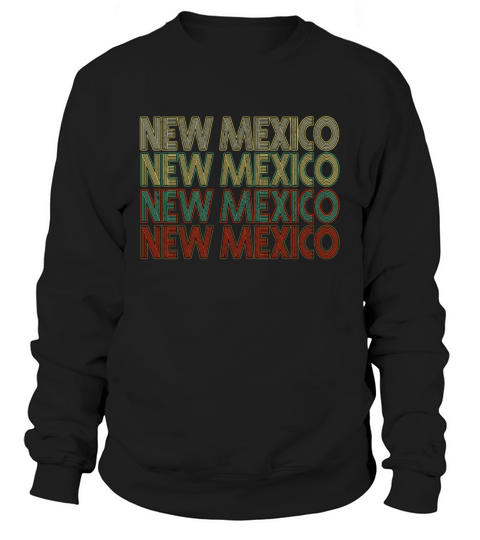 Retro America State Flag Vintage New Mexico Sweatshirt Unisex