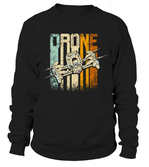 Retro Vintage Drone Sweatshirt Unisex