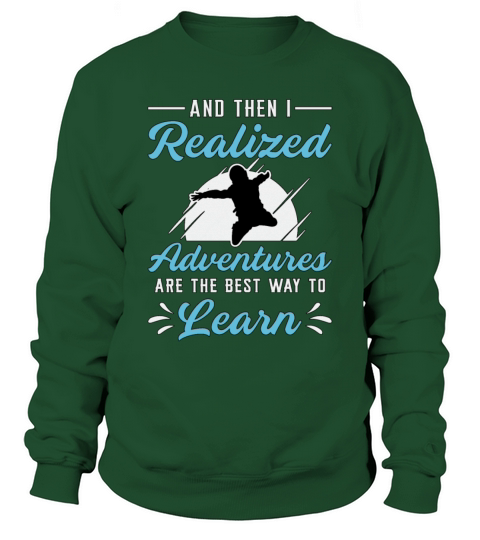 Skydiver And Then I realized Adventures Vintage Sweatshirt Unisex
