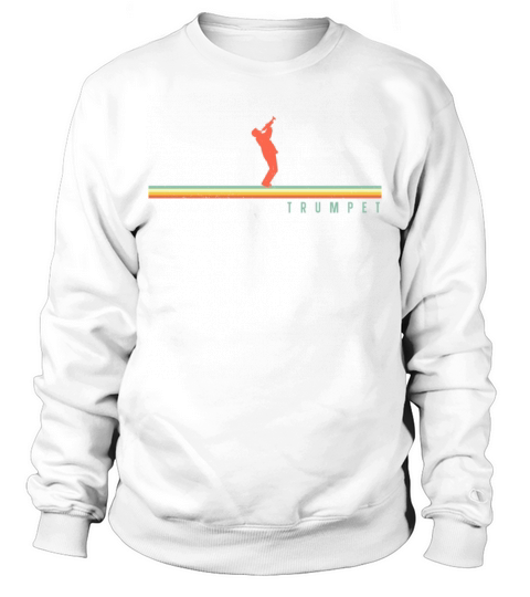Trumpet Player Retro Vintage Sweatshirt Unisex