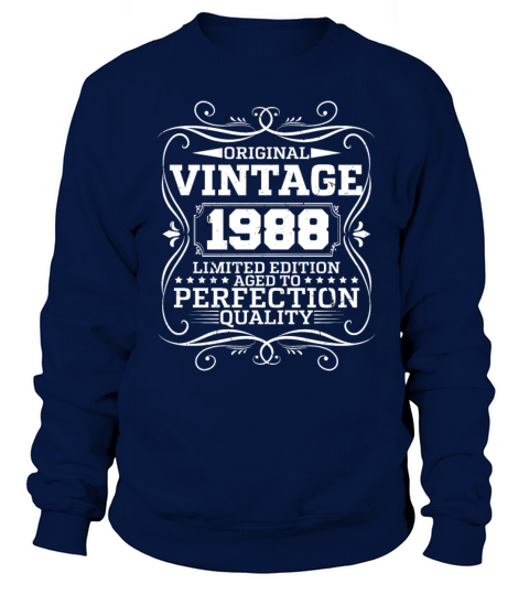Vintage 1988 Original Limited Edition Sweatshirt Unisex
