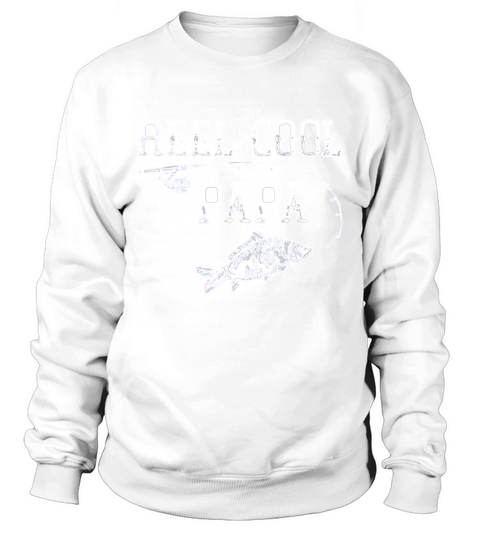 Vintage Reel Cool Papa Novelty Sweatshirt Unisex