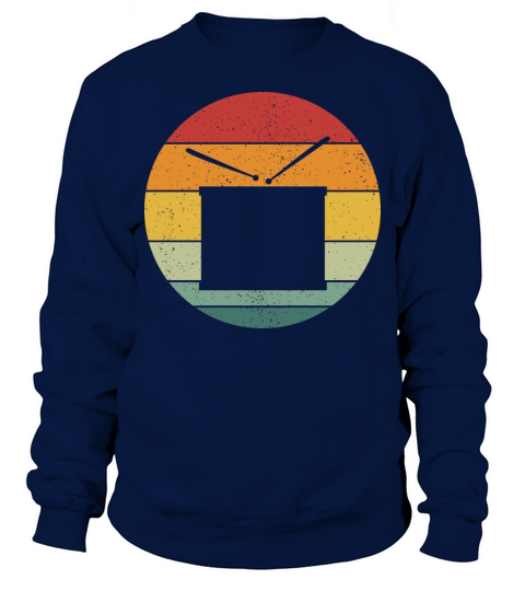 Vintage Retro Drum Vintage Music Sweatshirt Unisex