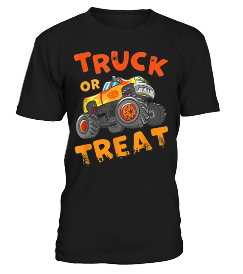 Halloween Monster Truck Or Treat T-Shirt Unisex