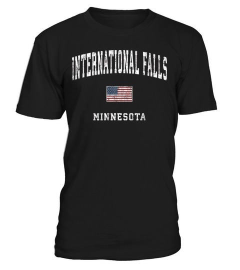 International Falls Minnesota Mn Vintage American T-Shirt Unisex