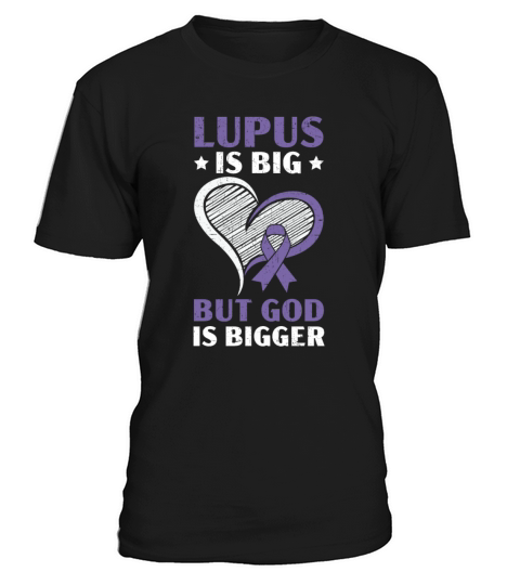 Lupus Awareness Purple Ribbon Autoimmune Disease T-Shirt Unisex
