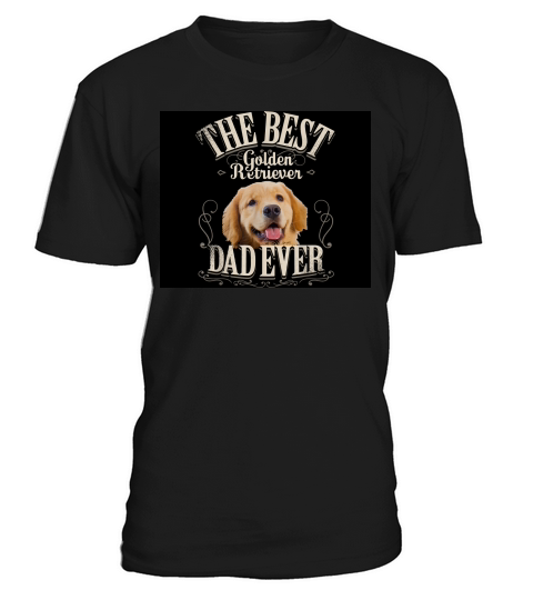 Mens Best Golden Retriever Dad Ever Funny Dog Lover Gifts for Men T-Shirt - Mouse Pad T-Shirt Unisex
