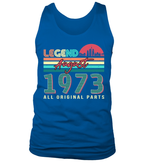 August 1973 Legend Tank Top Unisex