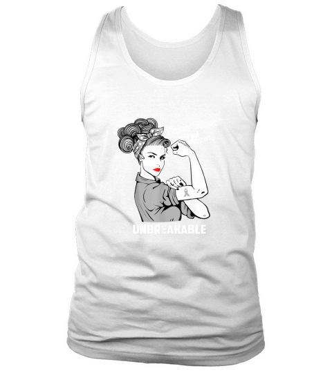 Brain Tumor Warrior Unbreakable shirt Tank Top Unisex