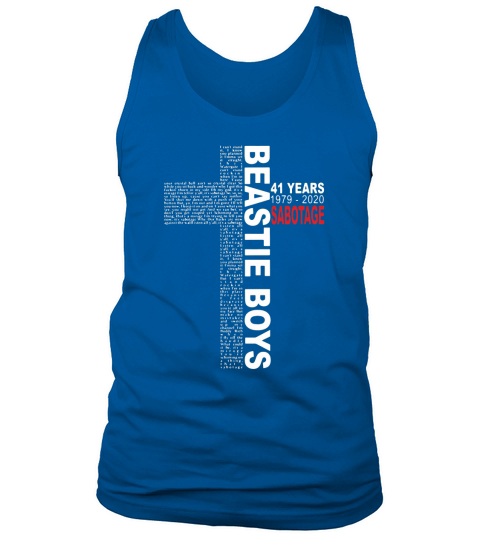 Cross Beastie Boys 41 years 1979-2020 Sabotage shirt Tank Top Unisex