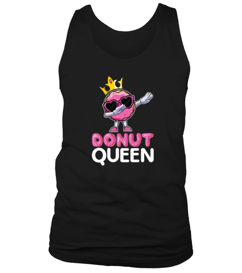 Dabbing Donut Queen - Dab Dance Style Doughnut Tank Top Unisex