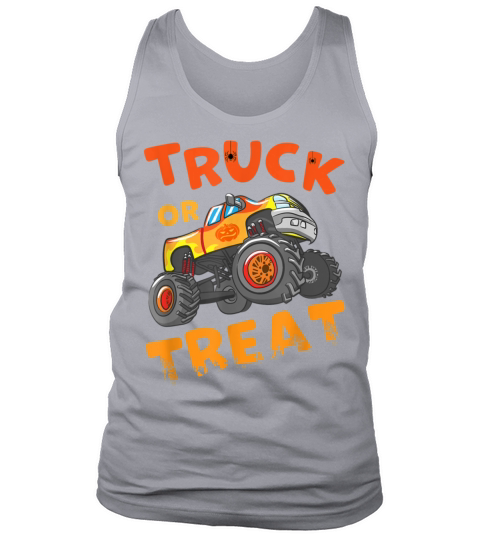 Halloween Monster Truck Or Treat Tank Top Unisex