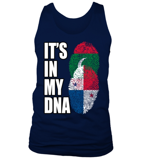 Maldivian And Panamanian Mix Heritage DNA Flag Tank Top Unisex