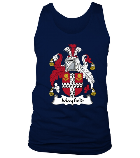 Mayfield Family Crest British Family Crests Tank Top Unisex