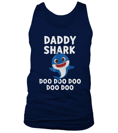 Mens Pinkfong Daddy Shark Official Tank Top Unisex