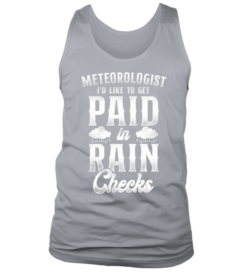 Meteorologist Weather Forecast Tank Top Unisex