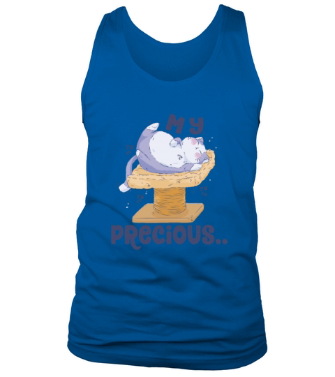 My Precious Cat on a Scretching Post Cat Lover Tank Top Unisex
