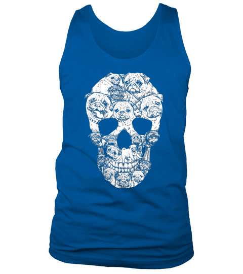 PUG SKULL Tank Top Unisex