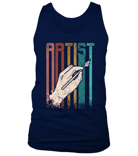 Retro Vintage Painter Artist Tank Top Unisex