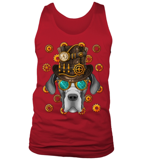 Steampunk Great Dane Medieval Victorian Steam Powe Tank Top Unisex