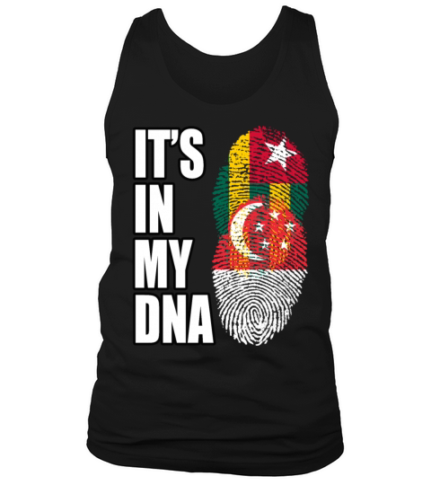 Togolese And Singaporean Leonean Mix Heritage DNA Tank Top Unisex