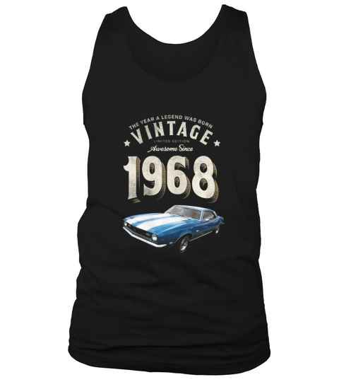 VINTAGE CAMARO 1968 SHIRT Tank Top Unisex