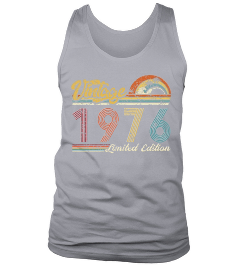 Vintage "Limited Edition" Vintage 1976 Birthday Tank Top Unisex