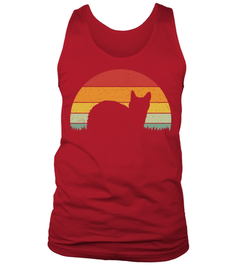 Vintage Retro Cat Vintage Cat Tank Top Unisex
