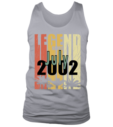 Year of construction 2002 July born gift idea Tank Top Unisex