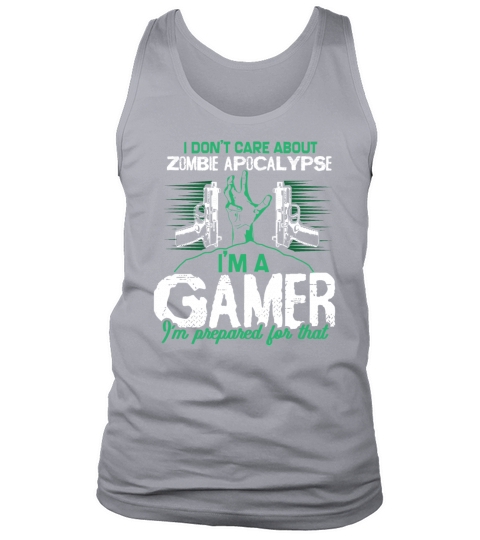 Zombie Apocalypse Gaming Epidemic Gift Tank Top Unisex