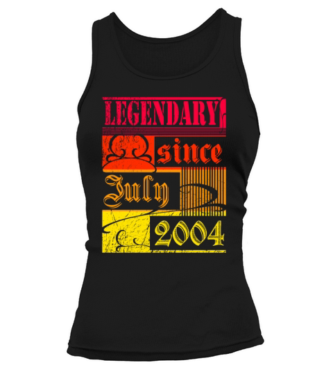 18th birthday Legendary since July 2004 vintage Tank top Woman