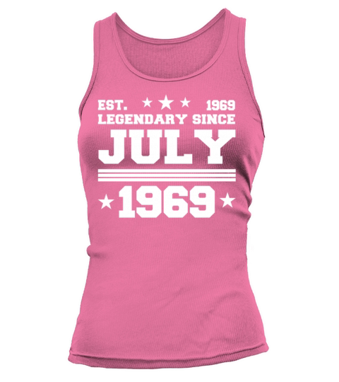 53rd birthday July vintage 1969 gift idea Tank top Woman