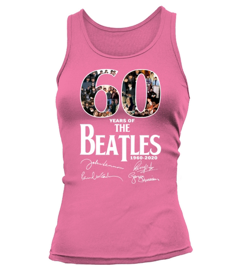 60 Years Of The Beatles 1960 2020 Signatures shirt Tank top Woman