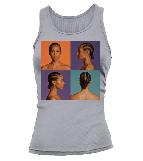 Alicia Keys Hole In Shirt Tank top Woman
